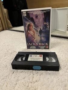 Jacks Back 1988 VHS Big Box rare reversible sleeve - Picture 1 of 7