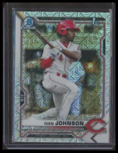 2021 Bowman #BCP-149 Ivan Johnson Chrome Prospects Mojo Refractor - Picture 1 of 2