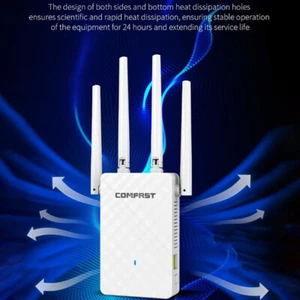 300Mbps WiFi Repeater Amplifier 2.4G Wireless Long Range Router Signal Extender - Zdjęcie 1 z 6