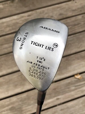 RH Adams Tight Lies 3 Strong Wood VMI Air Assault 13° Fairway Driver Steel - Image 1 of 4