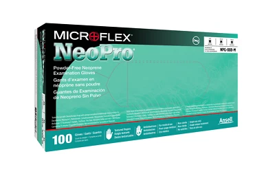 Guantes de neopreno Microflex NPG-888-XL NeoPro sin polvo, caja de 100 talla X-grande Foto 1 de 2
