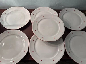 Mitterteich Set Of 7 Queen Of Hearts Dinner Plates 10.25” Bavaria - Picture 1 of 11
