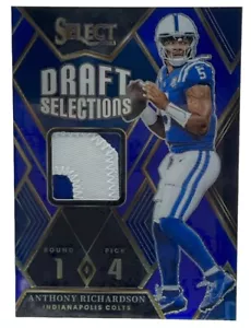 2023 Panini Select Anthony Richardson /35 Draft Selections Rookie Patch #DSM-ARI - Bild 1 von 6