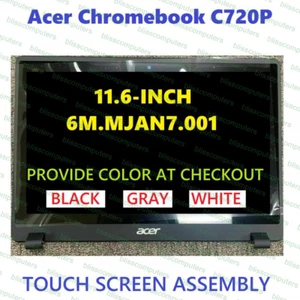 Acer Chromebook C720P Grey LCD Touch Screen Panel 6M.MJAN7.001 WXGA - Bild 1 von 2