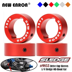 9853 4Pcs Front Rear Diff Output Drive Cup Sleeves For RC CAR Traxxas 1/8 SLEDGE - Picture 1 of 22