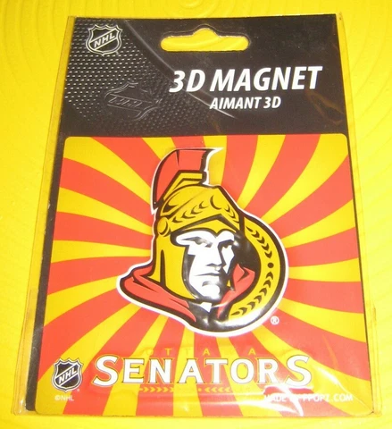 OTTAWA SENATORS OFFICIAL NHL LOGO 3D MAGNET NEW Cover