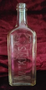 Vintage Watkins Embossed Glass Bottle - Picture 1 of 7