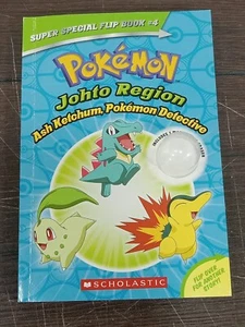 Ash Ketchum, Pokémon Detective Johto Region (Super Special Flip Book #4) - Foto 1 di 5