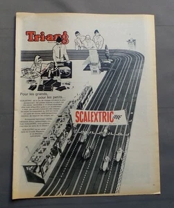 PUB PUBLICITE ANCIENNE ADVERT CLIPPING 50717 / JEU DE COURSES SCALEXTRIC TRI-ANG - Imagen 1 de 1
