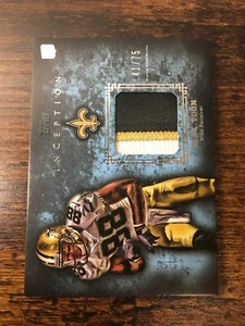 Parche de novato Nick Toon 2012 Topps Inception azul #RP-NT/75 New Orleans Saints - Imagen 1 de 2