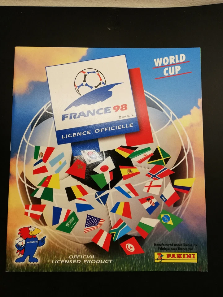 ALBUM WORLD CUP FRANCE 98 FRANCIA Vers. Italia Ed. PANINI NO COMPL - OTTIMO