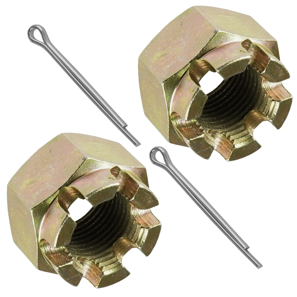2x Tuerca de castillo de eje trasero con pasador para Polaris Magnum 500 4x4 1999-2003/RMK 2x4 2002 Foto 1 de 4
