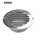 Flat Round Air Vent Grill Metal Cover Circle Ducting Ventilation ?80Mm 100Mm