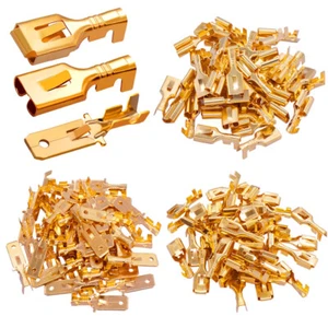 150X Assortment Male Female Spade Terminals Electrical Wire Crimp Connectors Kit - Picture 1 of 7