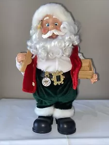 Rock Santa Collectibles Jingle Bell Rock Animated Santa Claus Vintage - Picture 1 of 12