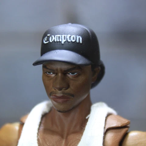 1/12 Custom Artist Rapper Eazy-E Head Sculpt Cover