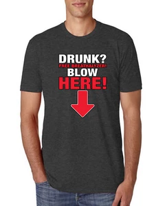 ¡Almímetro gratis! Camiseta Blow Here Humor Hombre Premium Tri Blend - Imagen 1 de 16