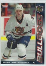 2000-01 Hamilton Bulldogs (AHL) Terran Sandwith