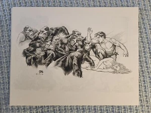 Frank Cho - Stift und Tinte 8,5 x 11 Zoll Kunstdruck - Top Zustand - sehr schön! - Bild 1 von 1