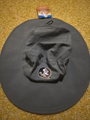 FSU Seminoles Columbia Bucket Omni-Shade Boonie Hat Gray Florida State Univ - Image 1 of 4