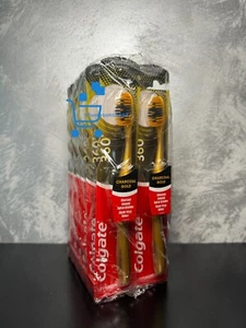 12 x Colgate 360 Gold Charcoal Infused Spiral Bristles SOFT Toothbrush - Picture 1 of 1