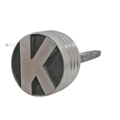 Maniglia Porta Ottone Nichelato K Alt Maniglia Girevole 54Mm 650Gr. - Immagine 1 di 2