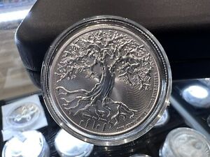 2023 Niue Jewish Solidarity Tree of Life 1 oz Silver $2 Coin IN A CAPSULE