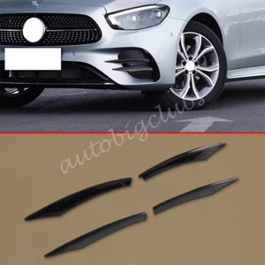 For Mercedes-Benz E-Class E350/E450 2021-2023 Carbon Fiber Front Fog Light Cover - Picture 1 of 6