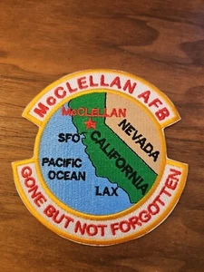 PARCHE DE LA USAF, MCCLELLAN AFB. CALIFORNIA, DESAPARECIDA PERO NO OLVIDADA - Imagen 1 de 3