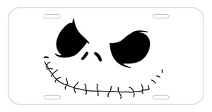 Jack Skellington nightmare novelty car truck license plate aluminum - Picture 1 of 1