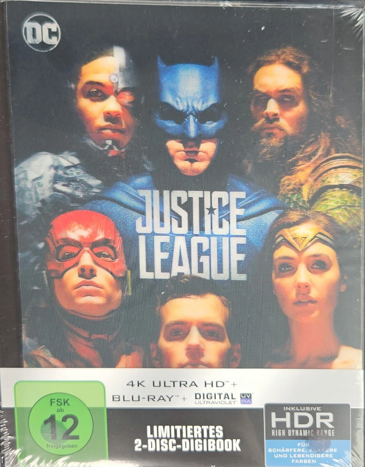 Justice League Limited Digibook Edition 4K UHD Blu Ray NEU & OVP - Bild 1 von 1