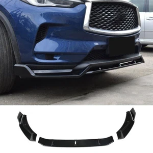 Kit de carrocería alerón labial parachoques delantero negro brillante para infiniti QX50 2019-2023 reacondicionamiento - Imagen 1 de 7