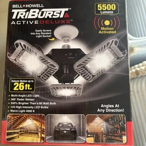 Bell + Howell TriBurst Garage Light Ceiling Socket Motion Sensor - Picture 1 of 1