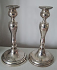 Antique / Vintage HUGE Gorham Silver USA Pair Of Candlesticks / Candle Sticks