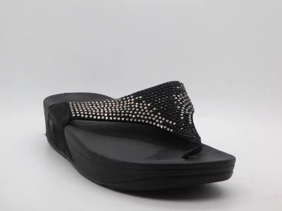 Fitflop Lulu Flare Footwear Leather Platform Sandals Studded Toe Post US Size 9 - Image 1 of 4