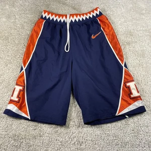 Illinois Fighting Illini Shorts Mens Small NCAA Basketball Nike Dri Fit - Picture 1 of 11