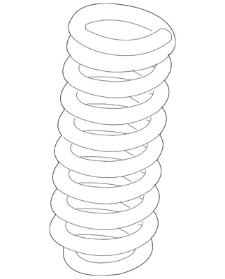 Muelle helicoidal Ford Super Duty 2017-2024 - delantero Foto 1 de 2