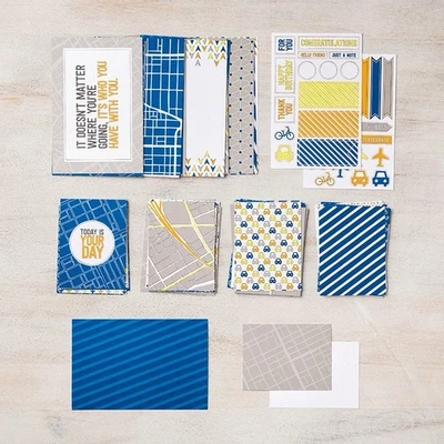 Stampin Up! Memories & More Best Route Memories Cards & More Card Pack, NEW - Image 1 of 4