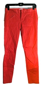 Gap ultra skinny 0 stretch women's red pant 30/27 NWT - Picture 1 of 4
