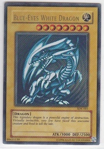 JP) Yugioh - Konami - Yu-Gi-Uh! - Blue-Eyes White Dragon - SDK-001 - Karte - Bild 1 von 2
