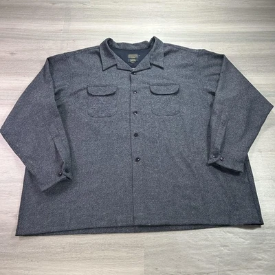 Pendleton Board Shirt Mens 5XL Wool Herringbone Lined Button Front Overshirt - Image 1 of 4