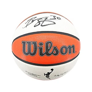 Breanna Stewart Liberty Autografiado Firmado Wilson WNBA Auténtico E/S Baloncesto (CX) - Imagen 1 de 4