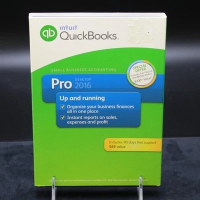 Intuit QuickBooks Desktop Pro 2016 for Windows Original Retail Version - Image 1 of 4