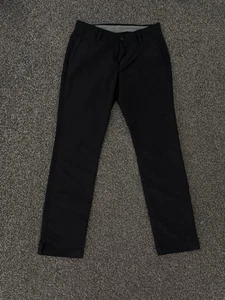 Pantalones de golf Under Armour Matchplay cónicos para hombre negros W32 L31 - Imagen 1 de 8