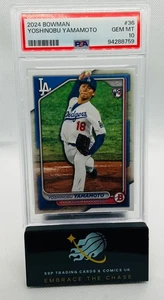 2024 Bowman - #36 Yoshinobu Yamamoto (RC) PSA 10 Rookie   - Bild 1 von 2