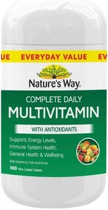 Nature's Way Complete Daily Multivitamin Energy Immune Brain Heart Health 100t - Picture 1 of 1