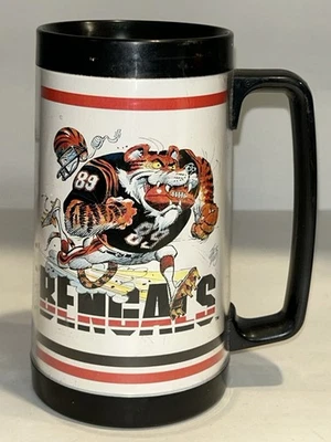 Taza de plástico vintage 1988 Cincinnati Bengals NFL Jack Davis 1988 Foto 1 de 4
