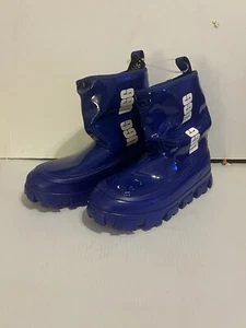 UGG Women Classic Brellah Mini Boot ROYAL BLUE size 7 Waterproof Rain Snow Warm - Picture 1 of 9