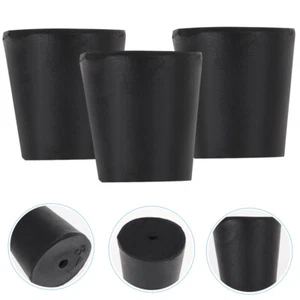 10 Pezzi Spina per Tubo di Prova Monoforo Piccoli Tappi in Gomma Bungs a Forma di Cono - Foto 1 di 11