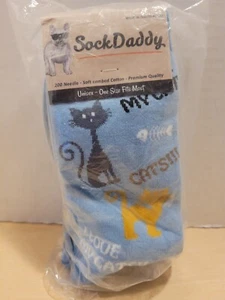 (3) Pairs - Sock Daddy - I Love my Cat - Unisex Socks - One Size fits all - NEW - Picture 1 of 3